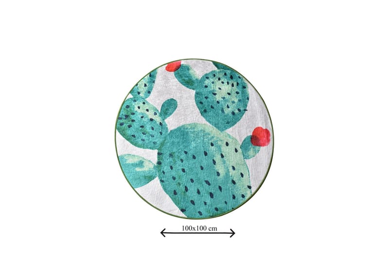 Chilai Home Bademåtte 100 Rund - Multifarvet - Tekstiler - Tæpper - Badeværelsesmåtte