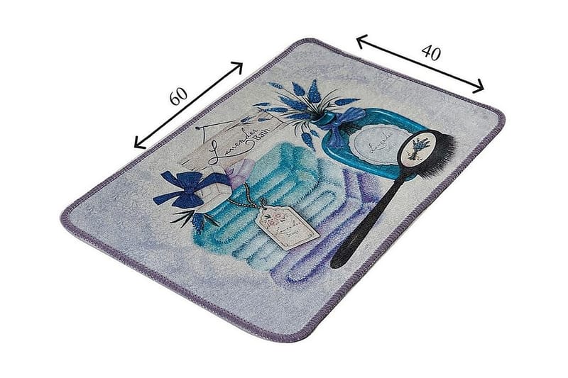 Chilai Home Bademåtte 40x60 - Multifarvet - Tekstiler - Tæpper - Badeværelsesmåtte