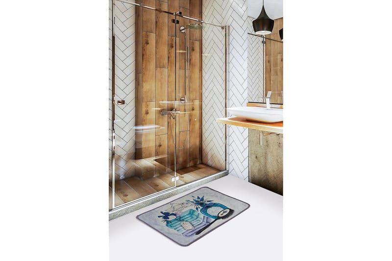 Chilai Home Bademåtte 40x60 - Multifarvet - Tekstiler - Tæpper - Badeværelsesmåtte