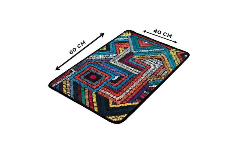 Chilai Home Bademåtte 40x60 - Multifarvet - Tekstiler - Tæpper - Badeværelsesmåtte