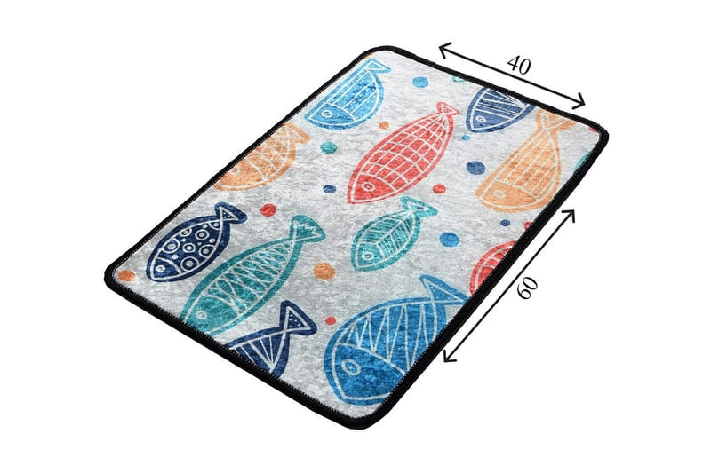 Chilai Home Bademåtte 40x60 - Multifarvet - Tekstiler - Tæpper - Badeværelsesmåtte