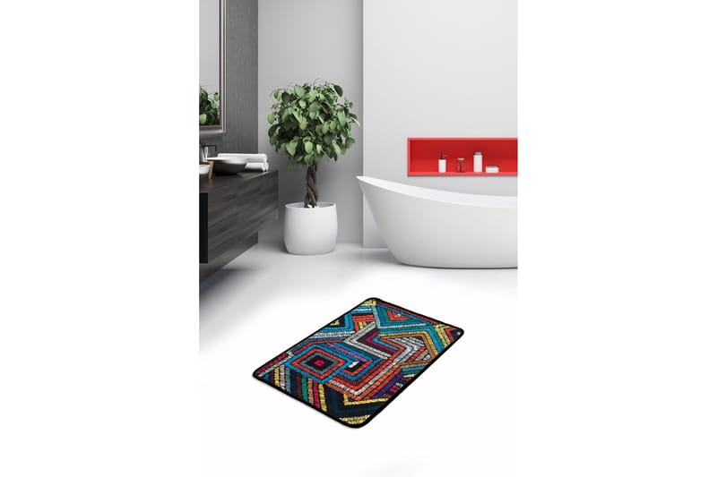 Chilai Home Bademåtte 40x60 - Multifarvet - Tekstiler - Tæpper - Badeværelsesmåtte