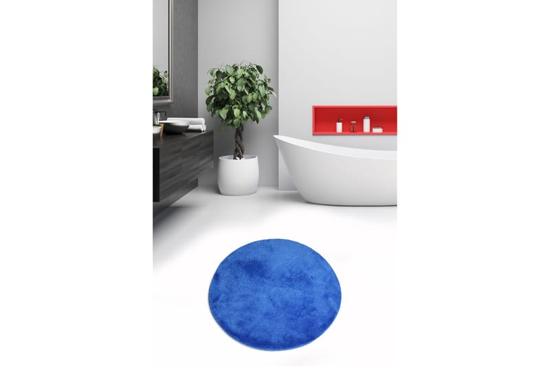 Chilai Home Bademåtte 90 Rund - Multifarvet - Tekstiler - Tæpper - Badeværelsesmåtte