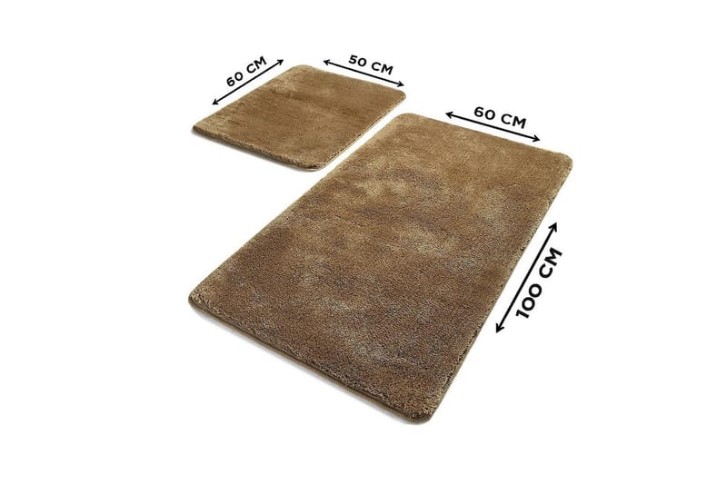 Chilai Home Bademåtte Sæt med 2 - Multifarvet - Tekstiler - Tæpper - Badeværelsesmåtte