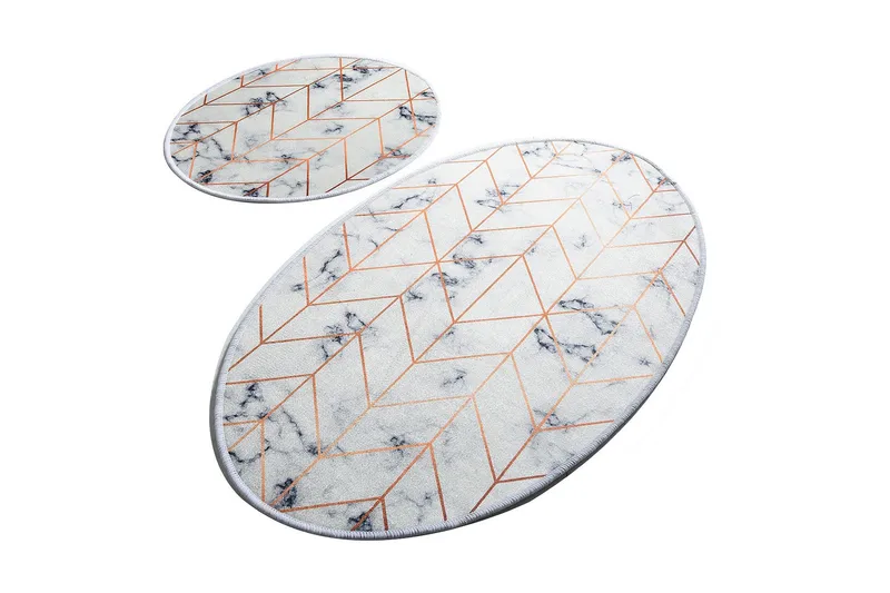 Chilai Home Bademåtte Sæt med 2, Multifarvet