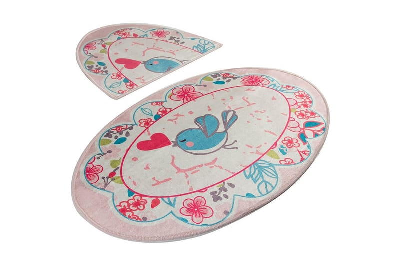 Chilai Home Bademåtte Sæt med 2, Multifarvet