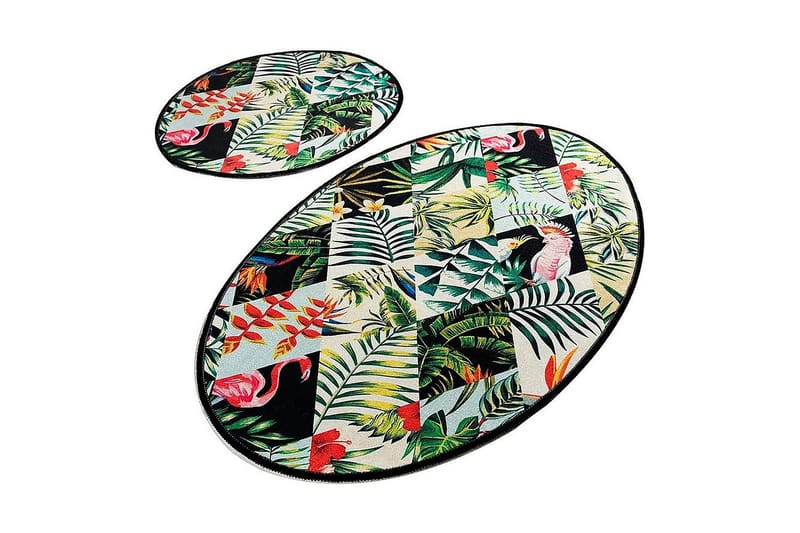 Chilai Home Bademåtte Sæt med 2, Multifarvet