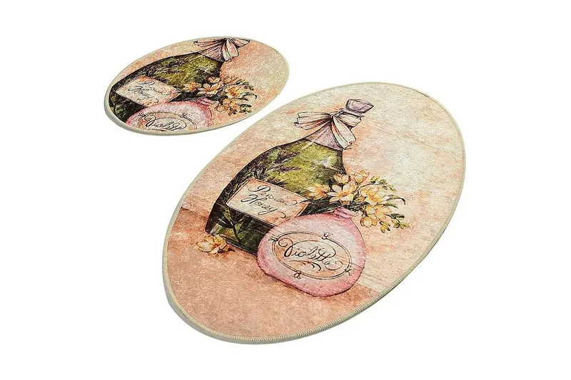 Chilai Home Bademåtte Sæt med 2, Multifarvet