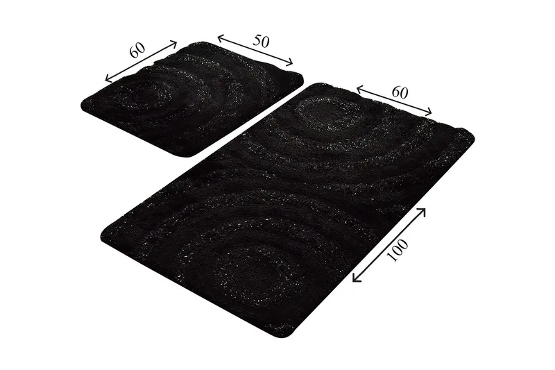 Chilai Home Bademåtte Sæt med 2 - Multifarvet - Tekstiler - Tæpper - Badeværelsesmåtte