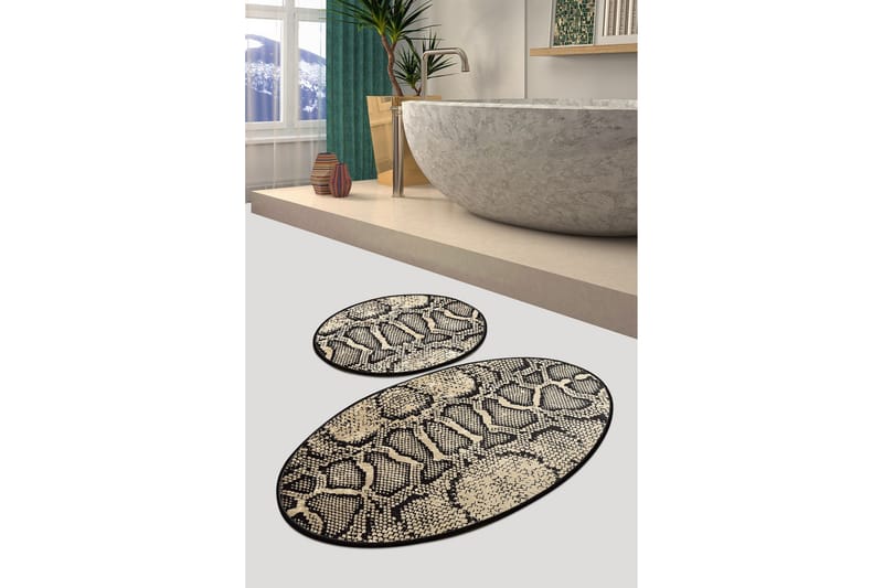 Chilai Home Bademåtte Sæt med 2 - Multifarvet - Tekstiler - Tæpper - Badeværelsesmåtte