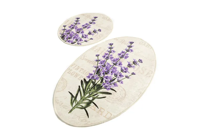 Chilai Home Bademåtte Sæt med 2, Multifarvet