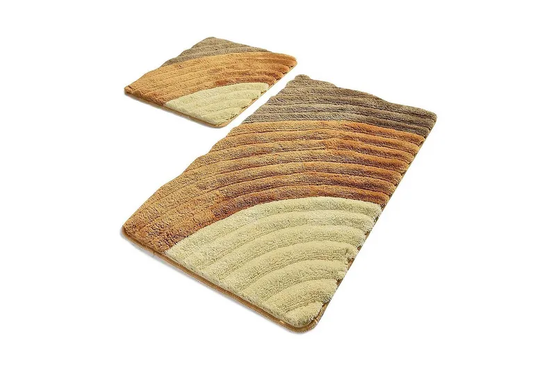 Chilai Home Bademåtte Sæt med 2, Multifarvet