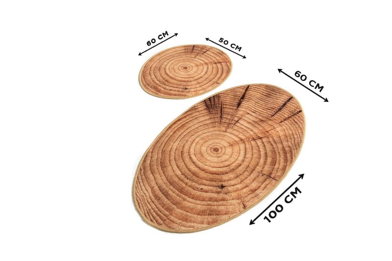 Chilai Home Bademåtte Sæt med 2 - Multifarvet - Tekstiler - Tæpper - Badeværelsesmåtte