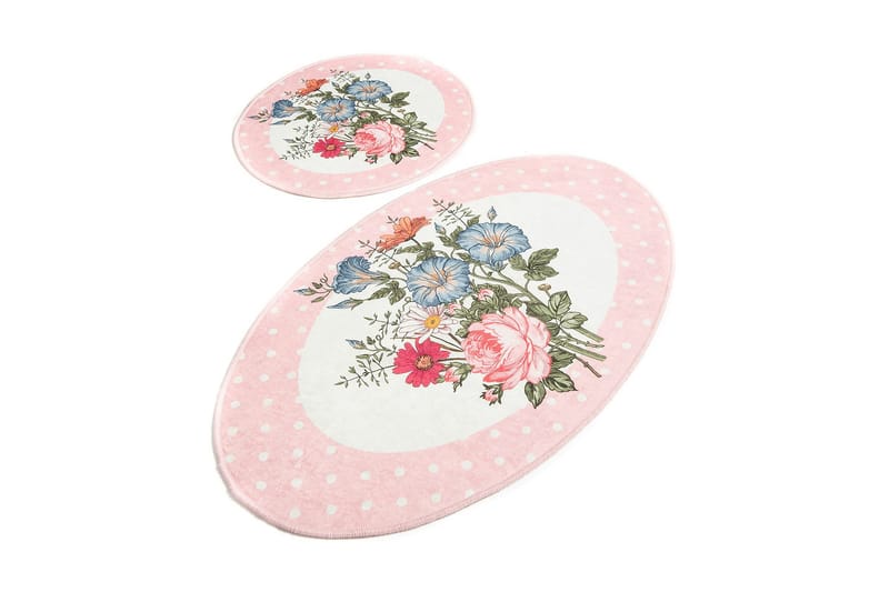 Chilai Home Bademåtte Sæt med 2, Multifarvet