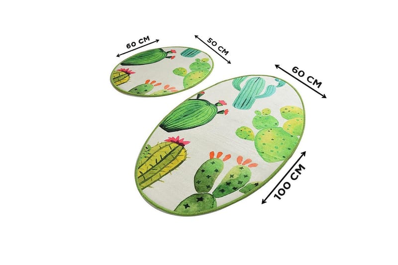 Chilai Home Bademåtte Sæt med 2 - Multifarvet - Tekstiler - Tæpper - Badeværelsesmåtte