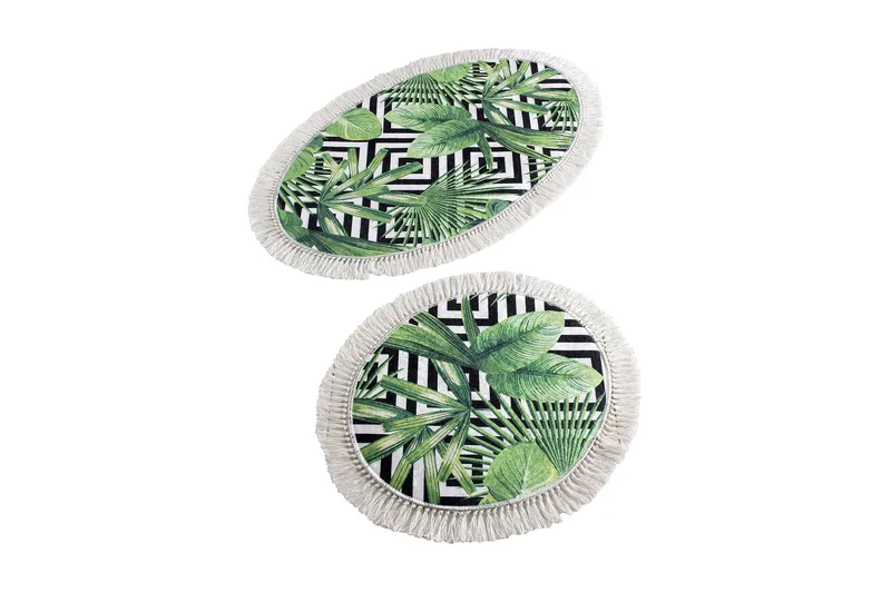 Chilai Home Bademåtte Sæt med 2, Multifarvet