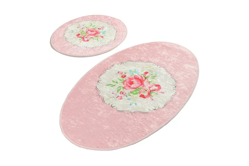 Chilai Home Bademåtte Sæt med 2, Multifarvet