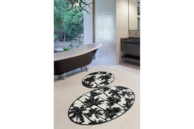 Chilai Home Bademåtte Sæt med 2 - Multifarvet - Tekstiler - Tæpper - Badeværelsesmåtte