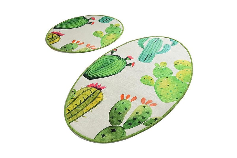 Chilai Home Bademåtte Sæt med 2, Multifarvet