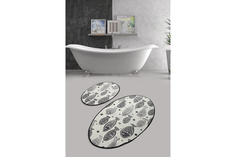 Chilai Home Bademåtte Sæt med 2 - Multifarvet - Tekstiler - Tæpper - Badeværelsesmåtte