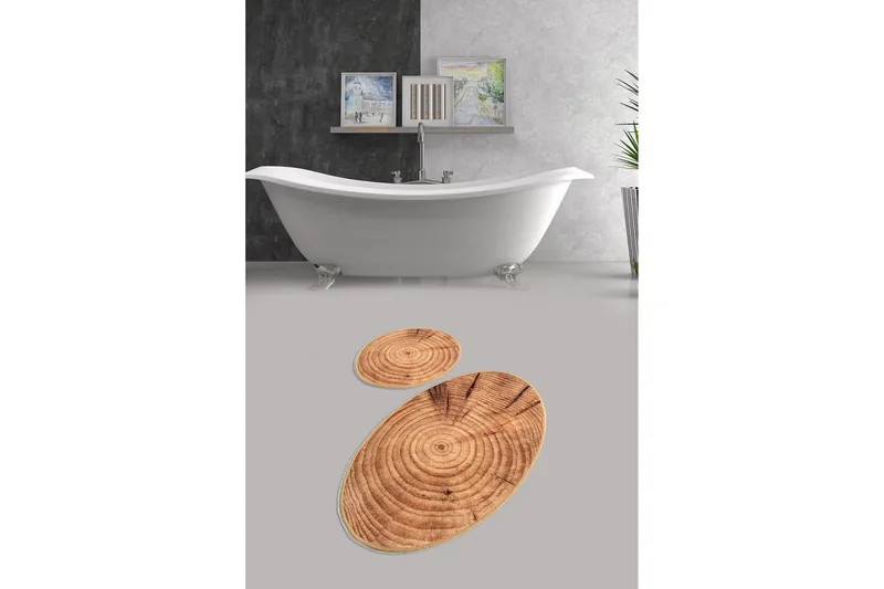 Chilai Home Bademåtte Sæt med 2 - Multifarvet - Tekstiler - Tæpper - Badeværelsesmåtte