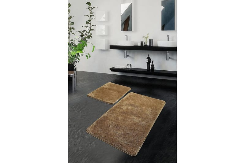 Chilai Home Bademåtte Sæt med 2 - Multifarvet - Tekstiler - Tæpper - Badeværelsesmåtte