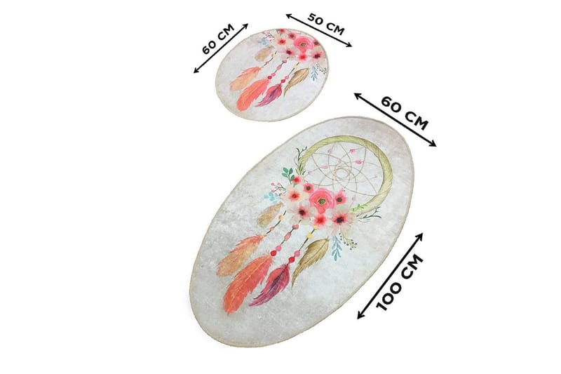 Chilai Home Bademåtte Sæt med 2 - Multifarvet - Tekstiler - Tæpper - Badeværelsesmåtte