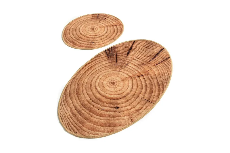 Chilai Home Bademåtte Sæt med 2, Multifarvet