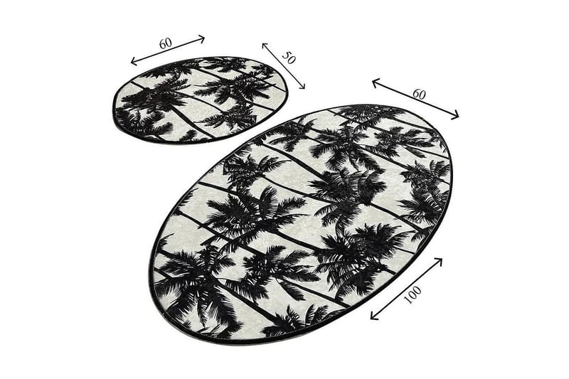 Chilai Home Bademåtte Sæt med 2 - Multifarvet - Tekstiler - Tæpper - Badeværelsesmåtte