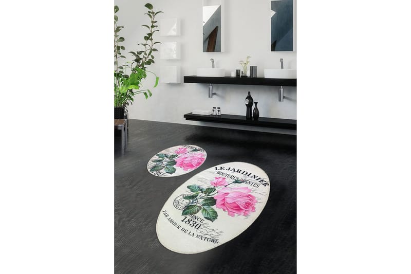 Chilai Home Bademåtte Sæt med 2 - Multifarvet - Tekstiler - Tæpper - Badeværelsesmåtte