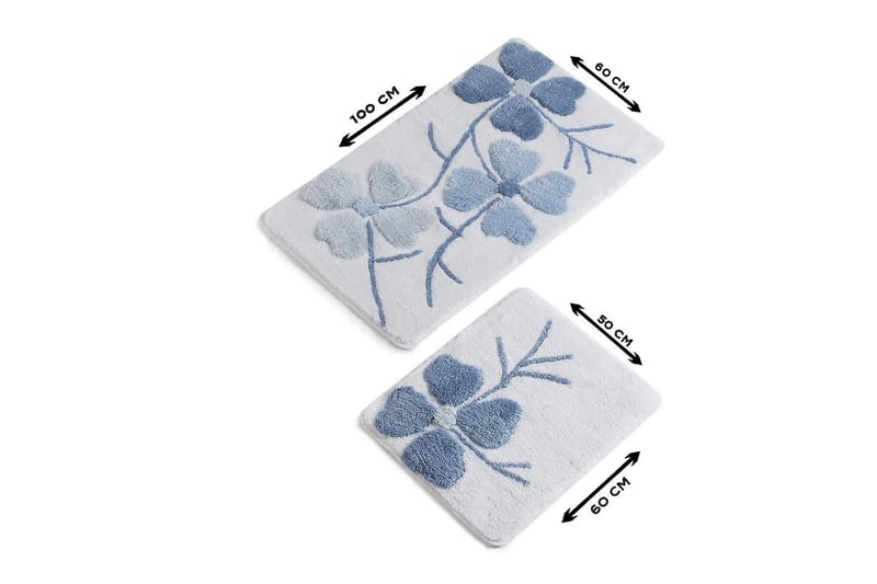 Chilai Home Bademåtte Sæt med 2 - Multifarvet - Tekstiler - Tæpper - Badeværelsesmåtte