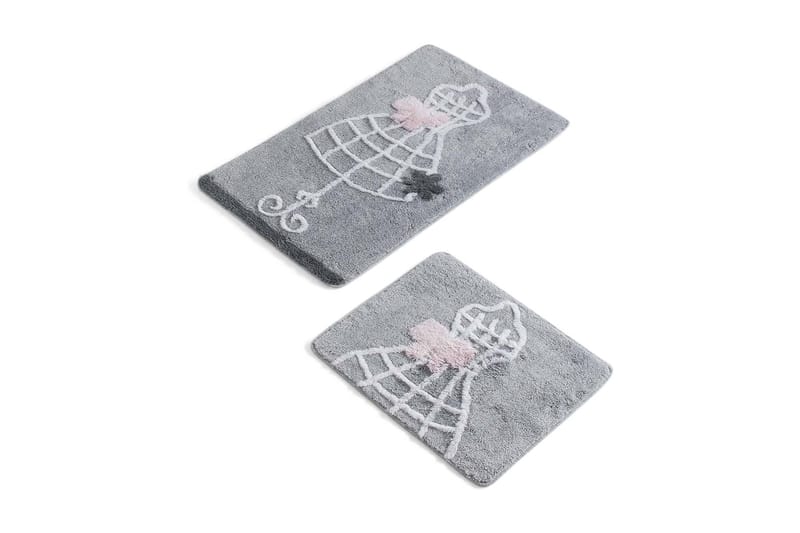 Chilai Home Bademåtte Sæt med 2, Multifarvet