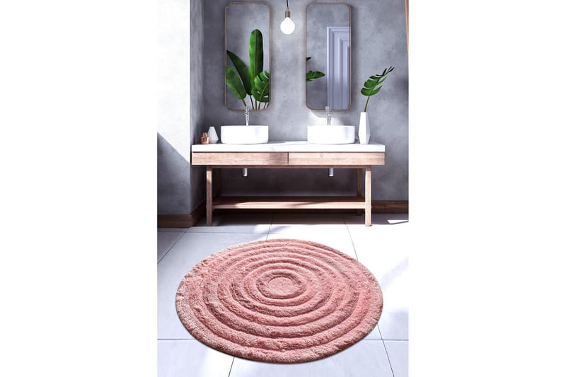 Chilai Home by Alessia Bademåtte 90 Rund - Multifarvet - Tekstiler - Tæpper - Badeværelsesmåtte