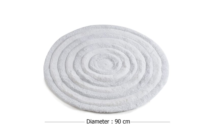 Chilai Home by Alessia Bademåtte 90 Rund - Multifarvet - Tekstiler - Tæpper - Badeværelsesmåtte