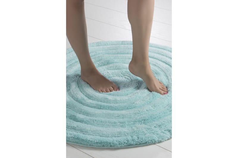 Chilai Home by Alessia Bademåtte 90 Rund - Multifarvet - Tekstiler - Tæpper - Badeværelsesmåtte