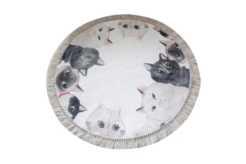 Chilai Home by Alessia Bademåtte 90 Rund, Multifarvet