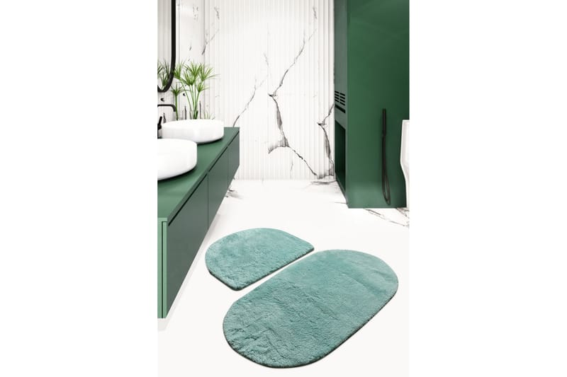 Chilai Home by Alessia Bademåtte Sæt med 2 - Mint - Tekstiler - Tæpper - Badeværelsesmåtte