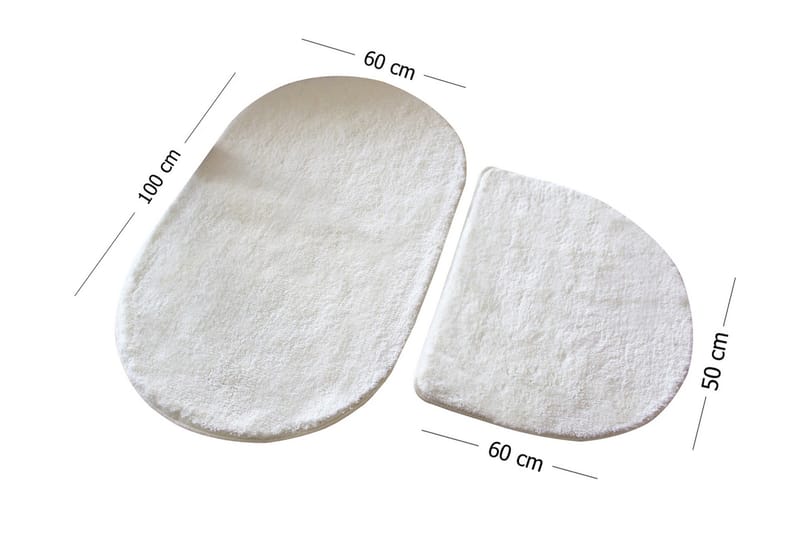 Chilai Home by Alessia Bademåtte Sæt med 2 - Sand - Tekstiler - Tæpper - Badeværelsesmåtte