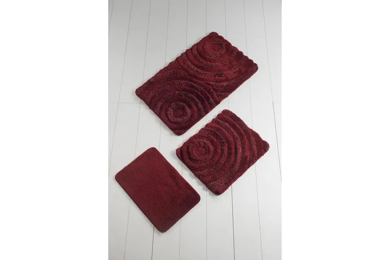 Chilai Home by Alessia Bademåtte Sæt med 3 - Multifarvet - Tekstiler - Tæpper - Badeværelsesmåtte