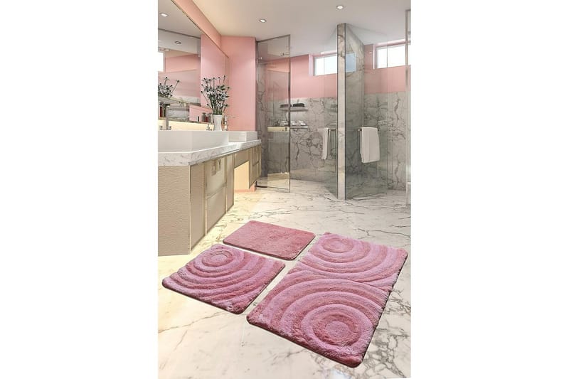 Chilai Home by Alessia Bademåtte Sæt med 3 - Multifarvet - Tekstiler - Tæpper - Badeværelsesmåtte