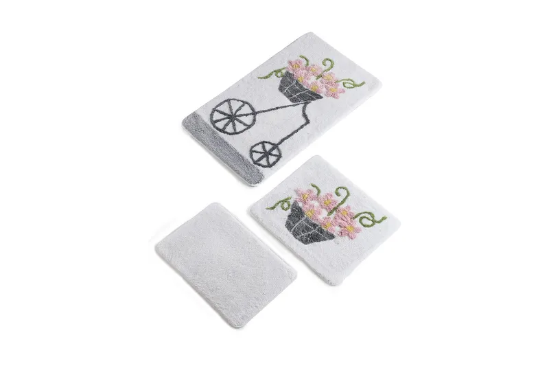 Chilai Home by Alessia Bademåtte Sæt med 3, Multifarvet