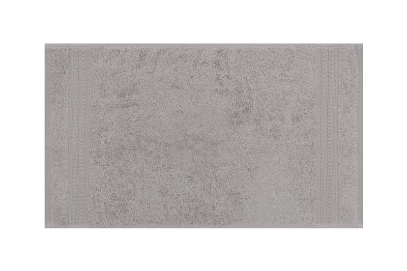 Hobby Håndklæde 30x50 cm 6-pak - Grå - Tekstiler - Tæpper - Badeværelsesmåtte