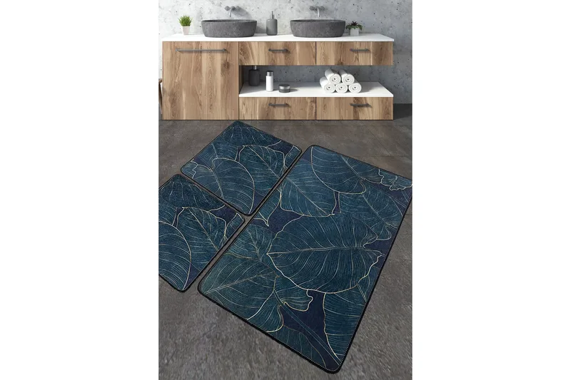 Jamad Badeværelsestæppe 60x100 cm Rektangulær, Flerfarvet