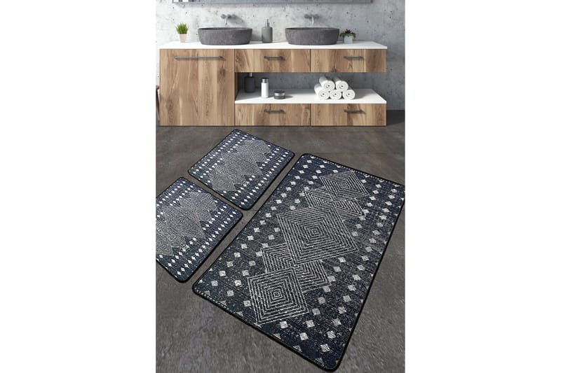 Jamil Badeværelsestæppe 60x100 cm Rektangulært, Flerfarvet