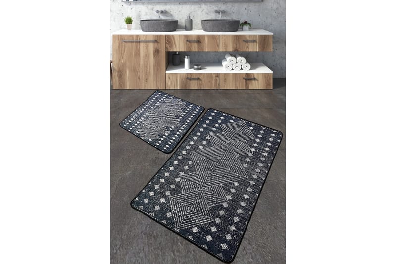 Jamil Badeværelsestæppe 60x100 cm Rektangulært, Flerfarvet