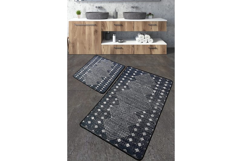 Jamil Badeværelsestæppe 60x100 cm Rektangulært, Flerfarvet