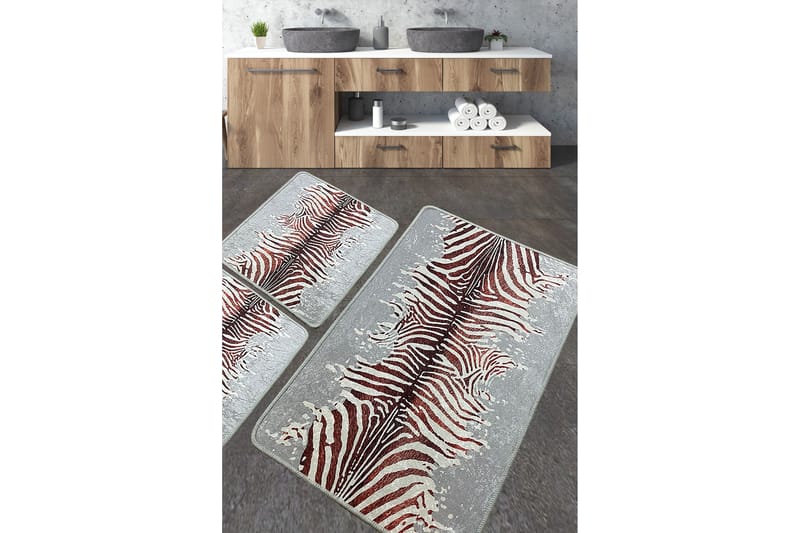 Jamir Badeværelsestæppe 60x100 cm Rektangulært, Flerfarvet