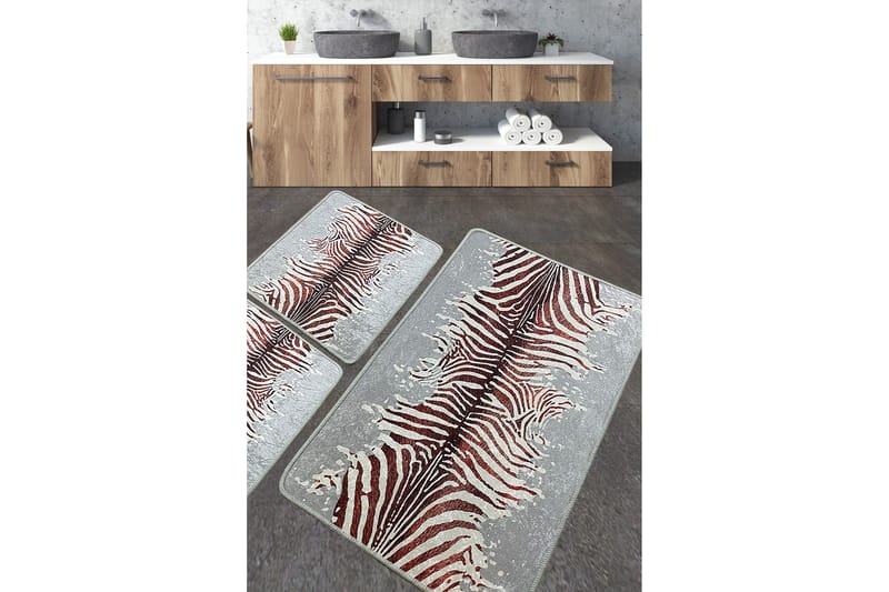 Jamir Badeværelsestæppe 60x100 cm Rektangulært, Flerfarvet