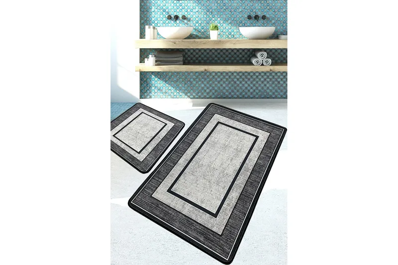 Janak Badeværelsestæppe 60x100 cm Rektangulært, Flerfarvet