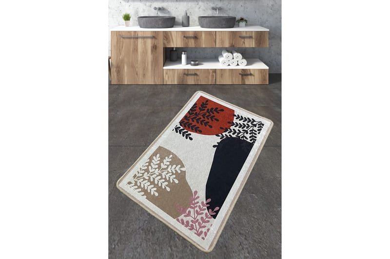 Jangir Badeværelsestæppe 70x120 cm Rektangulær, Flerfarvet